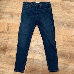 Madewell 10” High-Rise Skinny Jeans, Size 29